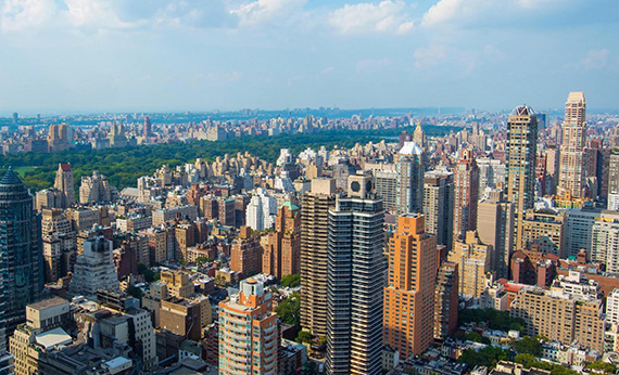 The view from the top of 252 East 57th Street (credit: Bernstein Associates)