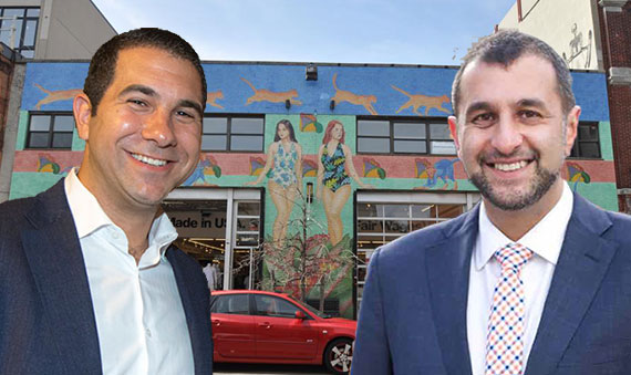 MNS real estate's new Brooklyn office at 102 North 6th Street, with Andrew Barrocas and David Behin