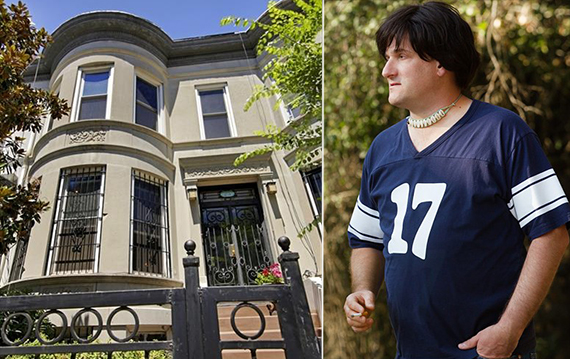 <em>From left: 25 Clarkson Avenue in Brooklyn and Michael Showalter in "Wet Hot American Summer"</em>