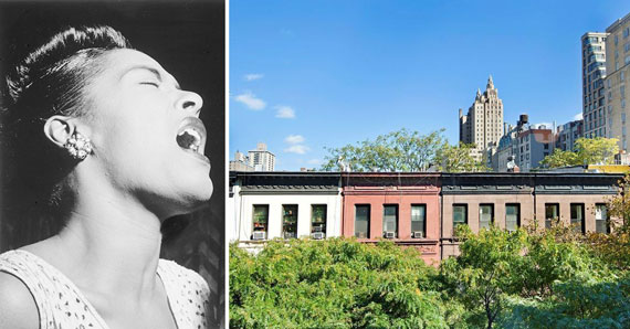 From left: Billie Holiday And 26 West 87th Street on the Upper West Side