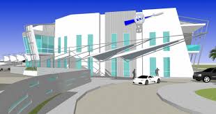 Rendering of W Aviation development at Fort Lauderdale Executive Airport.