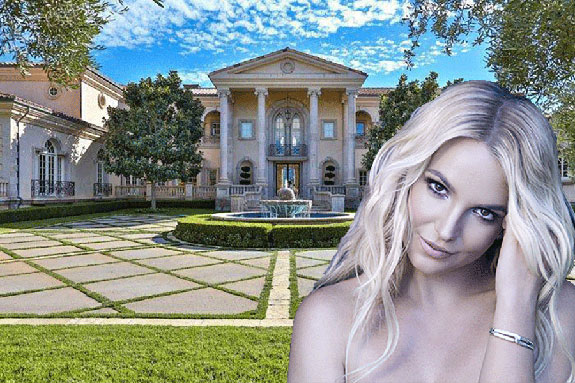Britney Spears and her L.A. home