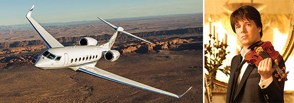 The Gulfstream G650 and Joshua Bell
