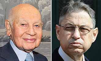 From left: Leonard Litwin and Sheldon Silver
