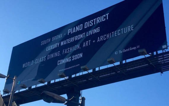A billboard in the South Bronx (credit: Instagram/griffhoff13)