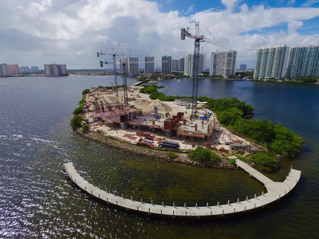 Privé at Island Estates construction as of Oct. 23, 2015