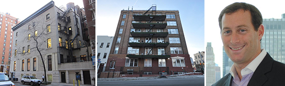 From left: 132 Madison Avenue, 347 Lorimer Street in Brooklyn and Robert Morgenstern