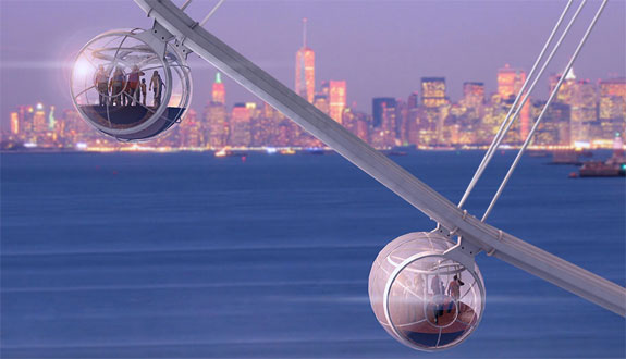 A rendering of the New York Wheel