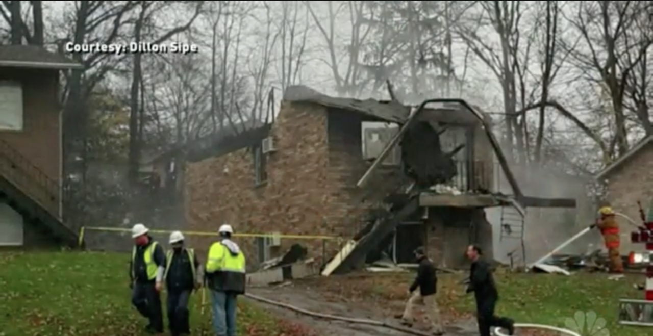 Crash in Akron, Ohio (Via NBC News)