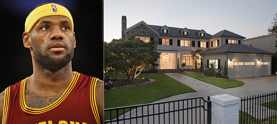 LeBron James and his new Brentwood mansion