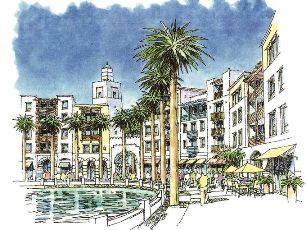 Rendering of WatersMark development at Port Canaveral.