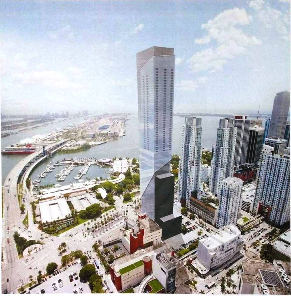 Rendering of the World Trade Center of the Americas. (Source: Arquitectonica)