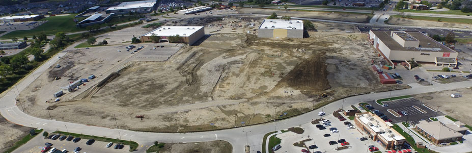 Denver developer John Frew demolished part of this mall in eastern Iowa to make way for offices and a hotel.