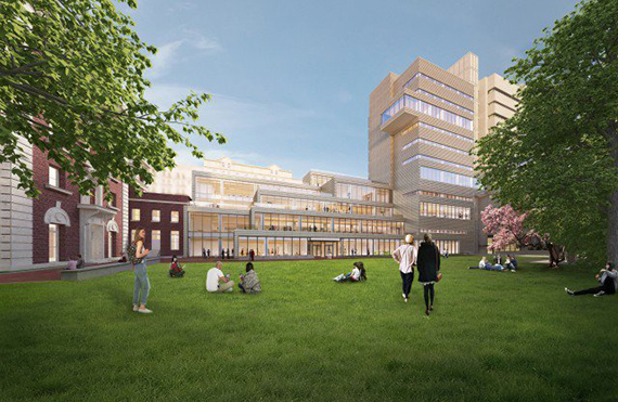 Barnard's New Teaching and Learning Center at (credit: SOM)