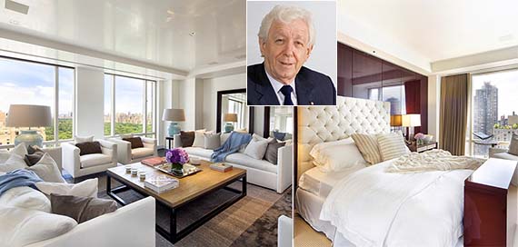 Frank Lowy and his former apartment at Trump International