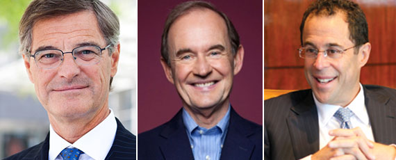 From left: Related’s Jay Cross, president of Hudson Yards, David Boies, and Related CEO Jeff Blau