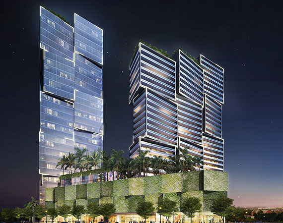 Rendering of Jeff Greene's One West Palm project in West Palm Beach