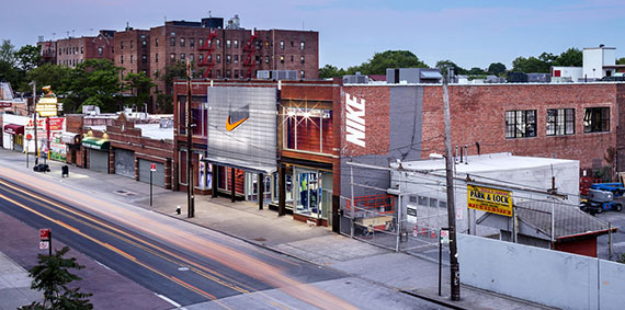 The Nike store at 2236 Nostrand Avenue