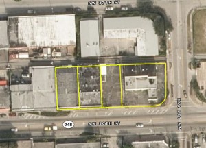 The four Wynwood properties outlined