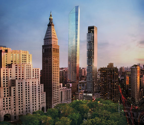 A rendering of 45 East 22nd Street (credit: Williams New York)