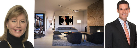 <em>From left: Shelley O'Keefe, 505 West 19th Street in Chelsea and Michael Johnson</em>