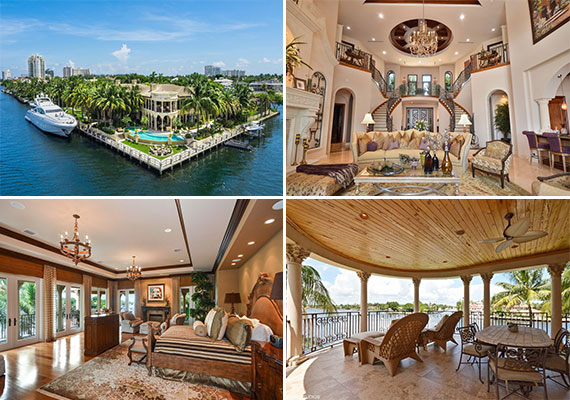 The waterfront mansion at 5 Harborage Isle Drive in Fort Lauderdale