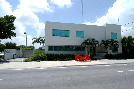 The two-story studio at 5020 Biscayne Boulevard in Miami