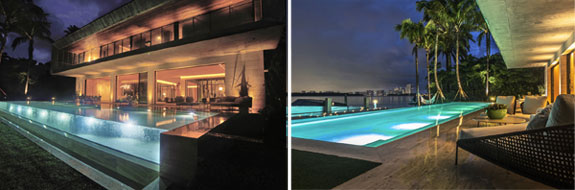 Oren Alexander and his father Shlomy built the 13,800-square-foot spec mansion in Bal Harbour. (Credit: Marco Cimmino) 