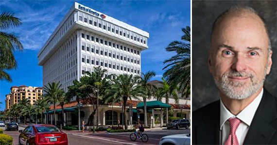 The Bank of America Tower in Boca Raton and Jeff Johnson, CEO of the Dividend Capital Diversified Property Fund