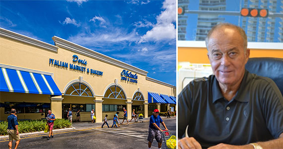 The Coral Palm Plaza in Coral Springs and RK Centers founder Raanan Katz