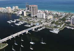 The Las Olas Marina in Fort Lauderdale