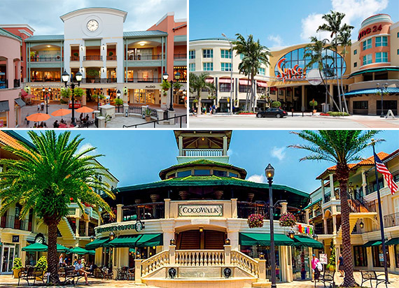 Shops at Sunset Place and CocoWalk