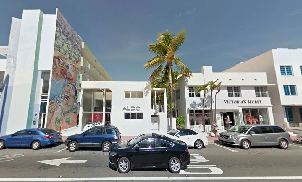 Aldo Miami Beach, at 745 Collins Avenue