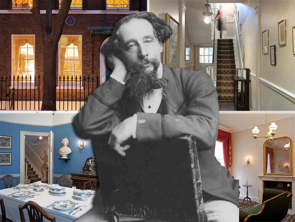 Charles Dickens and 48 Doughty Street in London