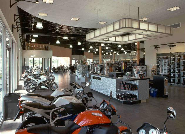 Harley-Davidson showroom