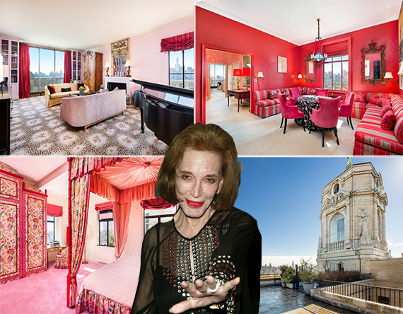 Helen Gurley Brown's penthouse at the Beresford has gone into contract