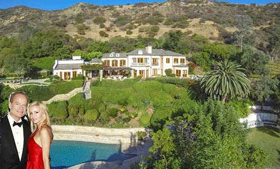 Kelsey and Camille Grammer and their former Malibu home