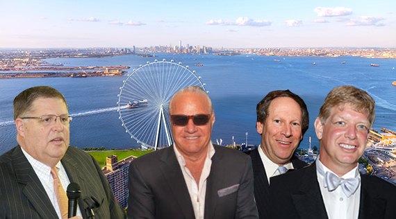 New York Wheel investors Rich Marin, Joe Nakash, Jay Anderson and Lloyd Goldman