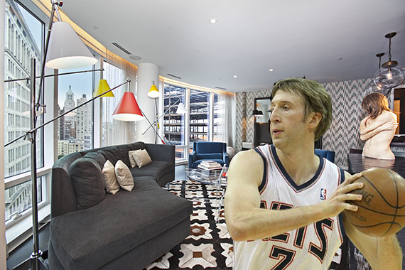Troy Murphy and his 443 Lafayette Street apartment