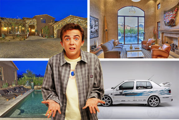 Frankie Muniz and his Scottsdale, Ariz., home; also his 1995 Volkswagen Jetta