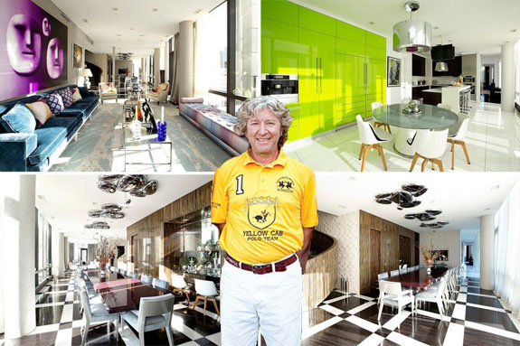 Simon Garber, the Taxi King, and his apartment (Photo by Colin Archer)