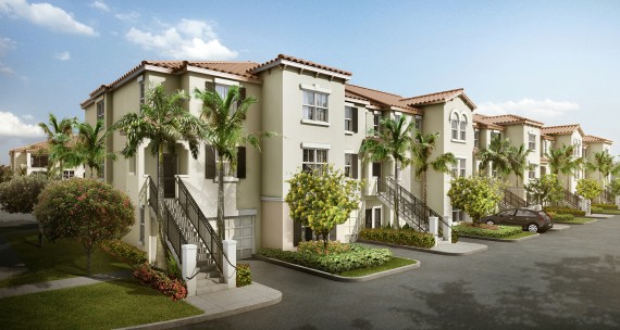 A rendering of the Altis at Bonterra apartments in Hialeah