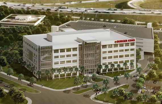 A rendering of Burger King's new corporate headquarters building