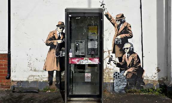 "Spy Booth" by Banksy
