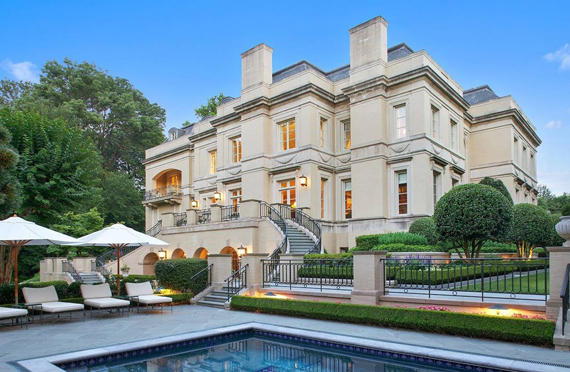 A 20,000 square-foot mansion in Washington, D.C.'s Forest Hills neighborhood.