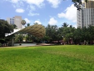 Huizenga Plaza at Bubier Park in Fort Lauderdale