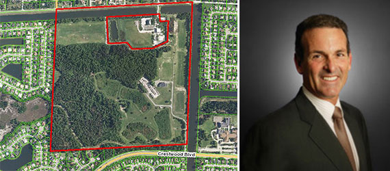 The vacant land in Royal Palm Beach and Lennar CEO Stuart Miller