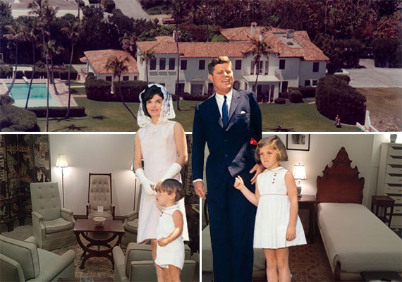Former Kennedy "Winter White House," walnut beds and upholstered chairsto be auctioned, and the Kennedy family