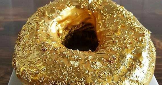 The golden doughnut at Manila Social Club