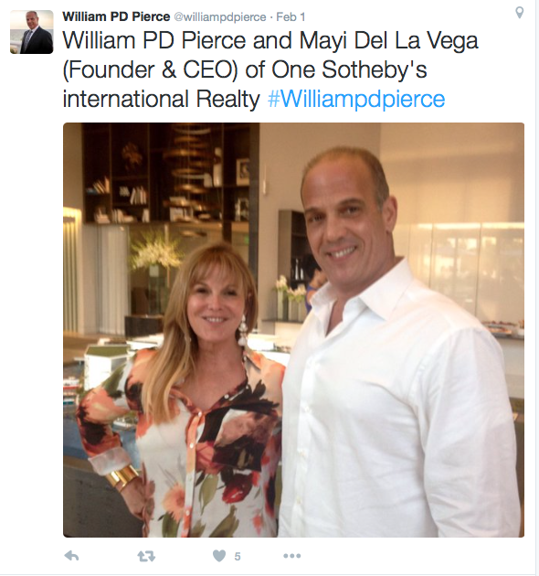 Mayi de la Vega and William Pierce